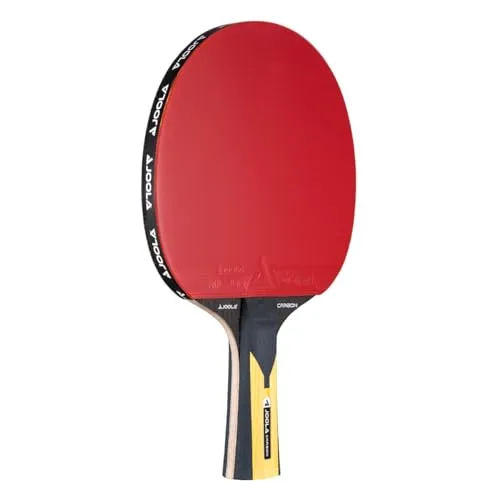 JOOLA Carbon Pro Tischtennisschläger ITTF Profi Wettkampf Schläger | PROFI-QUALITÄT: Premium-Beläge mit hervorragenden Spin- und Tempoeigenschaften für anspruchsvolles Spiel