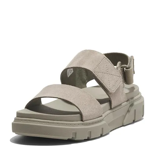 Timberland GREYFIELD SANDAL BACKSTRAP SANDAL - Sportliche Sandale grau 37 EU - Wanderschuhe mit offenem Schuhdesign, ideal für Sommerabenteuer. Bequemer Klettverschluss und leicht profilierte Gummisohle für optimalen Halt.