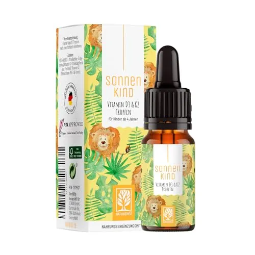 Vitamin D3 K2 Tropfen 100% Vegan für 300 Tage von NATURTREU