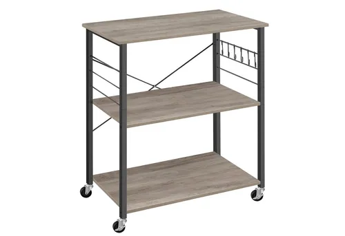 VASAGLE Küchenregal auf Rollen in grau von VASAGLE