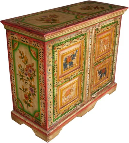 Bemalte Kommode, Sideboard