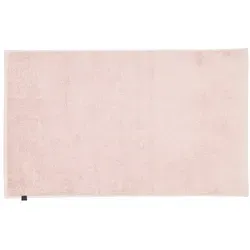 Cawö Badteppiche Loop 1007 Puder - 383 - Badematten & Badteppiche, handgewebt aus 100% gekämmter Baumwolle, hautfreundlich und pflegeleicht für ein luxuriöses Badezimmererlebnis.