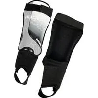 Schienbeinschützer mit Knöchelschutz, Protektoren grau, Größe S