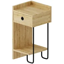 Decortie Nachttisch SIRIUS LINKS MODUL in beige von Livetastic