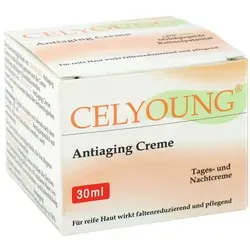 Celyoung Antiaging Creme 30 ml - Anti-Aging Creme mit Coenzym Q10 und Retinol, spendet intensiv Feuchtigkeit und minimiert die Faltentiefe für ein revitalisiertes Hautbild.