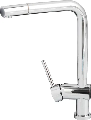 Wasserhahn Küche Armatur 360°Küchenarmatur Spültischarmatur Edelstahl, Color:Rohrauslauf - Chrom