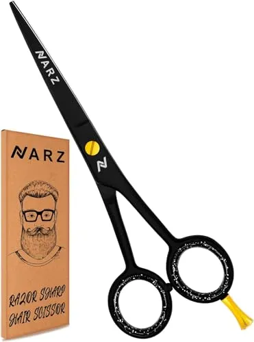 NARZ Professionelle Haarschere Edelstahl Premium Friseurschere Sicheres Design Praktisch Vielseitig Haarschneiden Schere