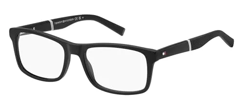 Tommy Hilfiger TH 2044 Herrenbrille - Matte Black - Verschreibungspflichtige Brillenfassung für Herren mit 2 Jahren internationaler Garantie und modernem Design in Matte Black.