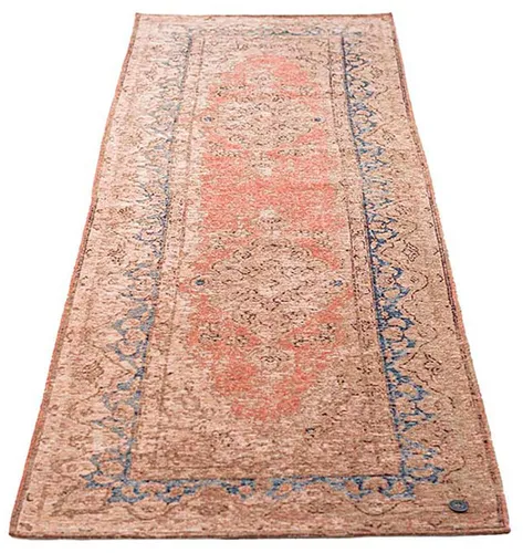 TOM TAILOR HOME Teppich Funky Orient Keshan - Rechteckiger Kurzflor Teppich im Vintage Design, 75 cm x 290 cm, schmutzabweisend und robust, ideal für stilvolle Wohnräume.