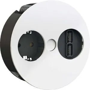 Bachmann Einbausteckdose 931.231 Twist mit 2m Kabel von Bachmann