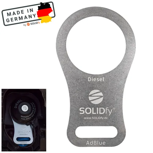 AdBlue Verschluss Sicherung aus Edelstahl Tank Deckel Fiat Ducato Jumper Boxer