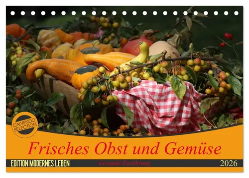 SchnelleWelten SchnelleWelten | Frisches Obst und Gemüse (Tischkalender 2026...