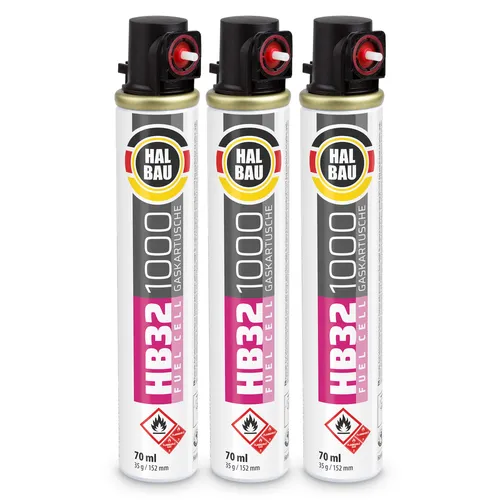 Ersatzkartusche für Nagler 3 St. 152mm 74ml HALBAU HB32 von Hangato GmbH