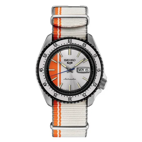 Seiko 5 Sports SRPK73 U.S Special Creation Vintage Stripes Armband NATO