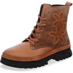 Gemini Damen Stiefelette Braun 36 EU - Stilvolle Damen Stiefelette in Braun, Größe 36. Aus hochwertigem Leder gefertigt und mit praktischem Reißverschluss. Ideal für den urbanen Alltag und kombiniert Komfort mit modischem Design.