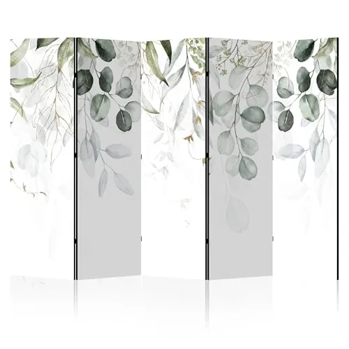 LUMASOUL Paravent doppelseitiger - Paravent Raumteiler Innen - Natur Motiv - 225x172 cm