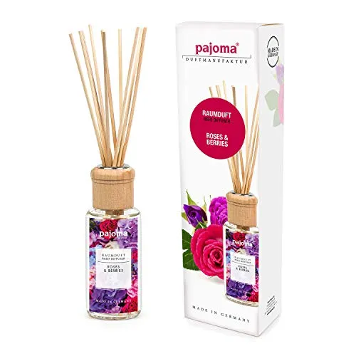 pajoma Raumduft Made in Germany, 1er Pack (1 x 100 ml) in Geschenkverpackung (Roses & Berries)