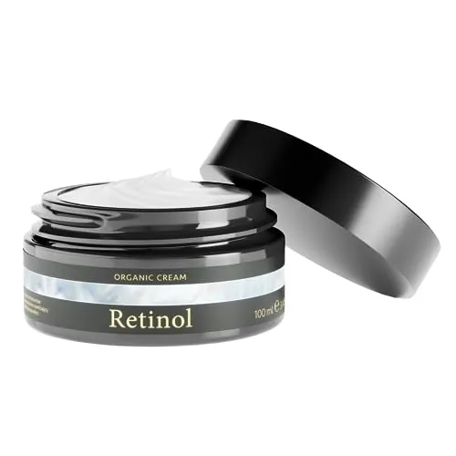 Satin Naturel Retinol Creme 100ml - Hochdosiertes Retinol & Bio Aloe Vera - Tagespflege mit Anti Aging Effekt – Diese hautklärende Retinol Creme kombiniert hochdosiertes Retinol und Salicylsäure für ein strahlendes Hautbild und spendet gleichzeitig Feuchtigkeit dank Bio Aloe Vera.