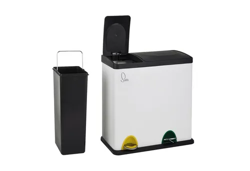 SVITA TC2Combo35 Mülleimer in weiß von SVITA