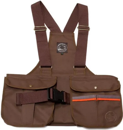 Mystique Dummyweste Trainer Kunstoffverschluss L braun von Mystique