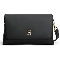 Tommy Hilfiger Umhängetasche TH Modern Essential Mini Crossover black - Handtaschen mit hochwertigem Kunstleder, abnehmbarem, verstellbarem Schulterriemen und praktischem Überschlag mit Magnetverschluss für stilvolle Aufbewahrung.