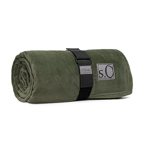 s.Oliver Kuschelsoft Decke 150x200 cm in grün von s.Oliver