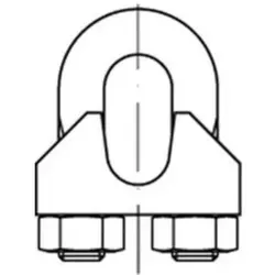 Reyher Drahtseilklemme - Sonstige Elektroinstallationsartikel, robuste und zuverlässige Drahtseilklemme für sichere Befestigungen und vielseitige Anwendungen.