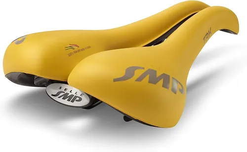Sattel für Fahrrad, gelb, kleines