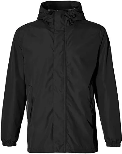 Basil Hoga Regenjacke Jet Black XS - Fahrradbekleidung mit doppeltem Verschluss, elastischem Ärmelbund und zusätzlicher Belüftung für optimalen Komfort bei jedem Wetter.