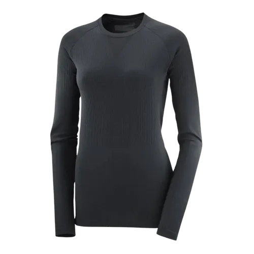 SALOMON SENSE AERO LS TEE Damen Schwarz XL