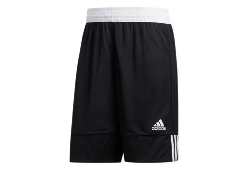 adidas Herren 3G Speed Reversible Shorts, Black/White, XS - Trainingshosen für Basketball, wendbar mit modernem Design, aus 100% recyceltem Polyester für umweltbewusste Sportler.