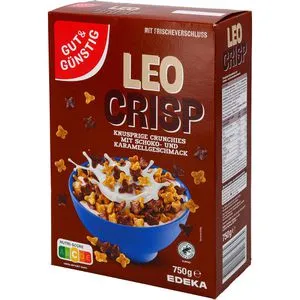 GutundGünstig Cornflakes Leo Crisp, 750g, (2x375g Beutel)