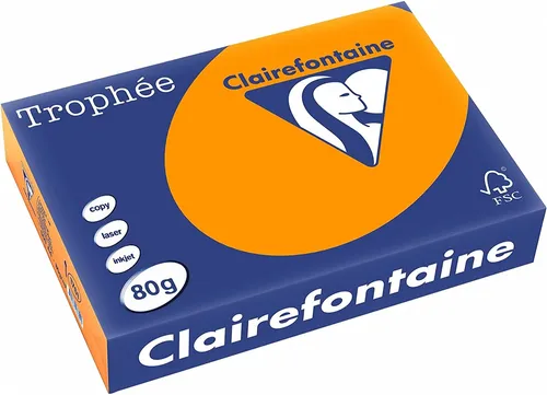 Clairalfa Multifunktionspapier Trophée A4 80 g/qm orange 500 Blatt