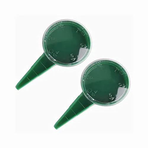 Haofy Saatgutspender Saatgut Sämaschine, 2 teiliger handgehaltener Saatgutverteiler Verstellbarer Pflanzersämaschine, Gartensaatwerkzeug