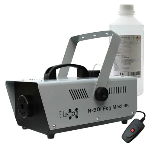 E-Lektron N-901 DJ Party Nebelmaschine 900W Rauchmaschine (N-901 inkl. 1L Fluid)
