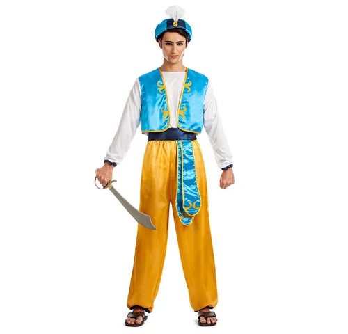 Boland Kostüm Arabischer Prinz Amir für Herren - Erleben Sie den Zauber des Orients mit dem Kostüm „Arabischer Prinz Amir“. Dieses stilvolle Outfit überzeugt durch ein klassisches Hemd, eine farbenfrohe Hose und einen eleganten Turban – perfekt für jede Mottoparty!