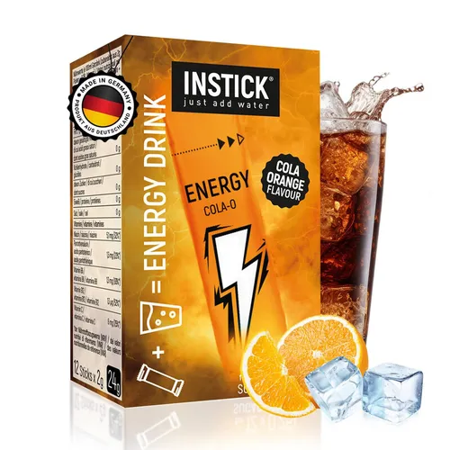 INSTICK Zuckerfreier Energydrink (Cola-Orange)