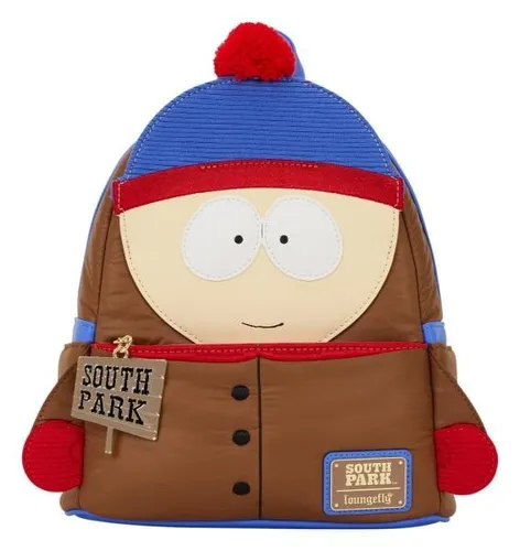 Paramount by Loungefly Mini Rucksack South Park Stan - Offiziell lizenzierter Mini-Rucksack aus robustem Polyester und Kunstleder. Ideal für Fans von South Park – kompakt und stylisch für den täglichen Gebrauch.