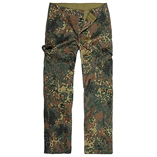 bw-online-shop BW Feldhose flecktarn, Größe 66 - Wanderhosen aus strapazierfähigem Material, ideal für Freizeit und Hobby. Ausgestattet mit zahlreichen Taschen und Hosenträgerknöpfen für optimalen Komfort und Funktionalität.