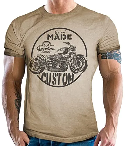 Gasoline Bandit Biker Racer T-Shirt - Special Custom … L
