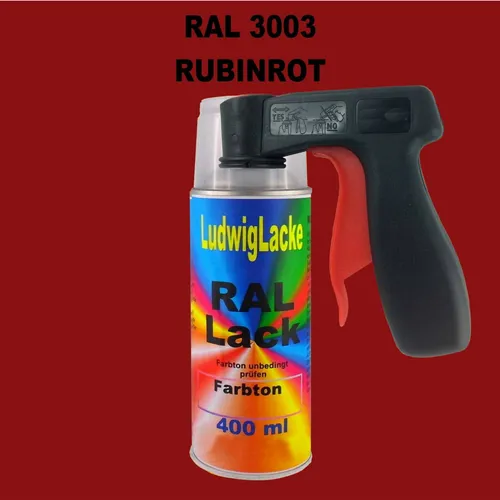 Ral 3003 Rubinrot MATT Spraydose 400ml Buntlack Decolack &Handgriff Best