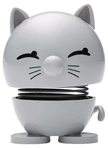 Hoptimist Animal Kleine Figur Katze hellgrau