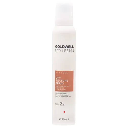 Goldwell StyleSign Texture Dry Texture Spray 200 ml – Für voluminöse Looks - Erleben Sie mit dem Goldwell StyleSign Texture Spray sofortige Textur und griffiges Volumen für feines bis mittelstarkes Haar. Das ölabsorbierende Spray sorgt für ein mattes Finish ohne Rückstände und ist ideal für langanhaltende Styles.