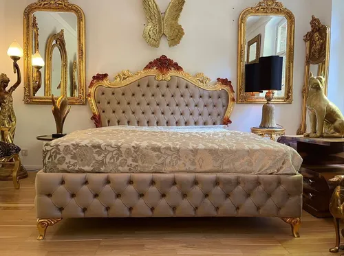 Produktbild Casa Padrino Luxus Barock Doppelbett mit Matratze