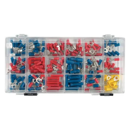 Produktbild Kabelschuh Sortiment 200teilig KFZ Verbinder Quetschverbinder Steckverbinder