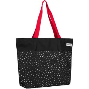 anndora Einkaufstasche TW-8205-230 SNÖVIT, schwarz / weiß, Polyester, 48,5 x 33,5 x 15cm,