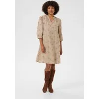 Kleid A-shape beige in beige von Cream