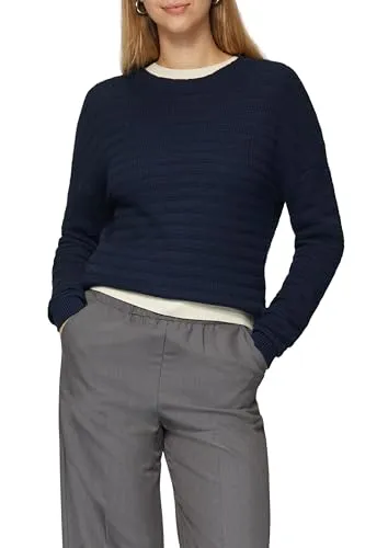QS Damen 2158550 Pullover mit Strukturmuster, 5872, XS - Stylisher Pullover für Damen mit einzigartigem Strukturmuster, perfekt für lässige Outfits oder als modisches Highlight.