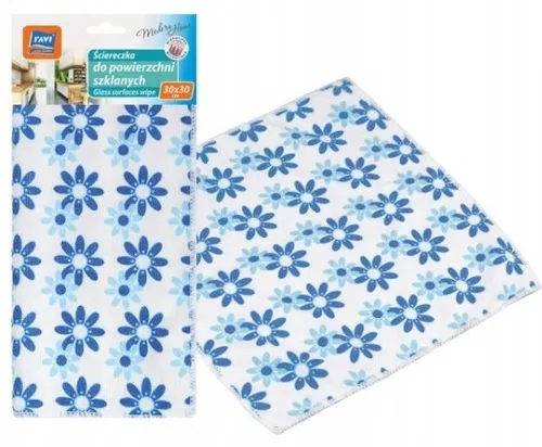 Saugfähiges Mikrofaser-glastuch 30 X 30 Cm