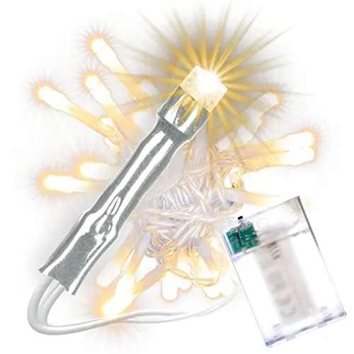 30er LED Lichterkette warmweiß Batteriebetrieb BI11567